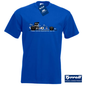 Product image for Official Tyrrell 002 Classic Racing Car T-Shirt