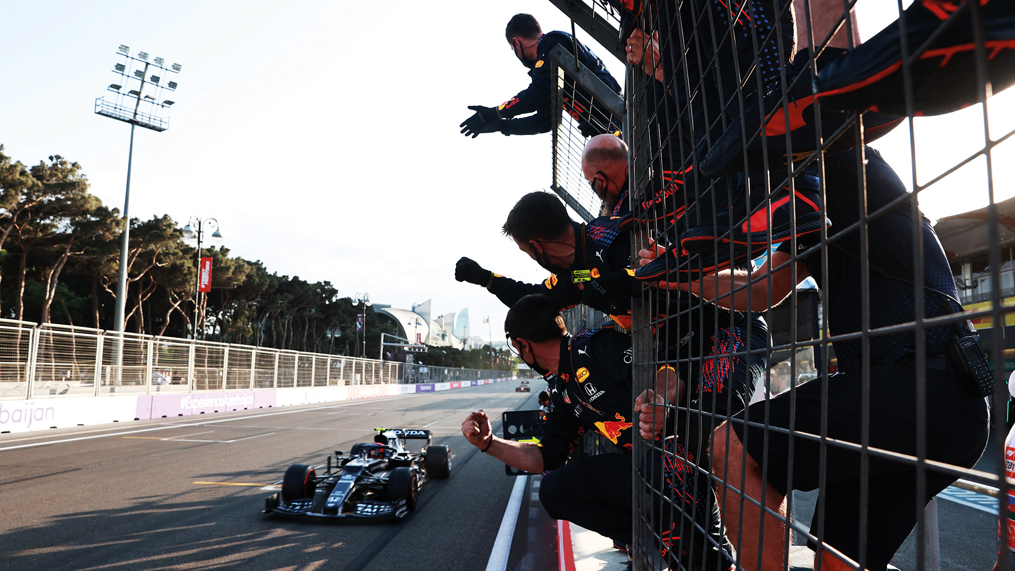 Pierre Gasly finishes thrid in the 2021 Azerbaijan Grand Prix