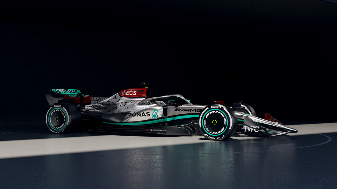 2022 Mercedes W13 car